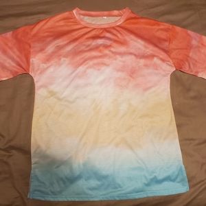 Tie Dye Ombre Tee Shirt NWOT